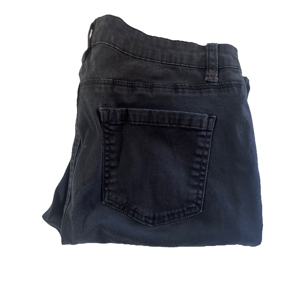 Buffalo David Bitton Jeans, Womens Black Daily Mid Rise Stretch Skinny Size 28W